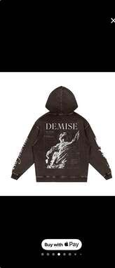 Demise” Grunge Oversized Hoodie